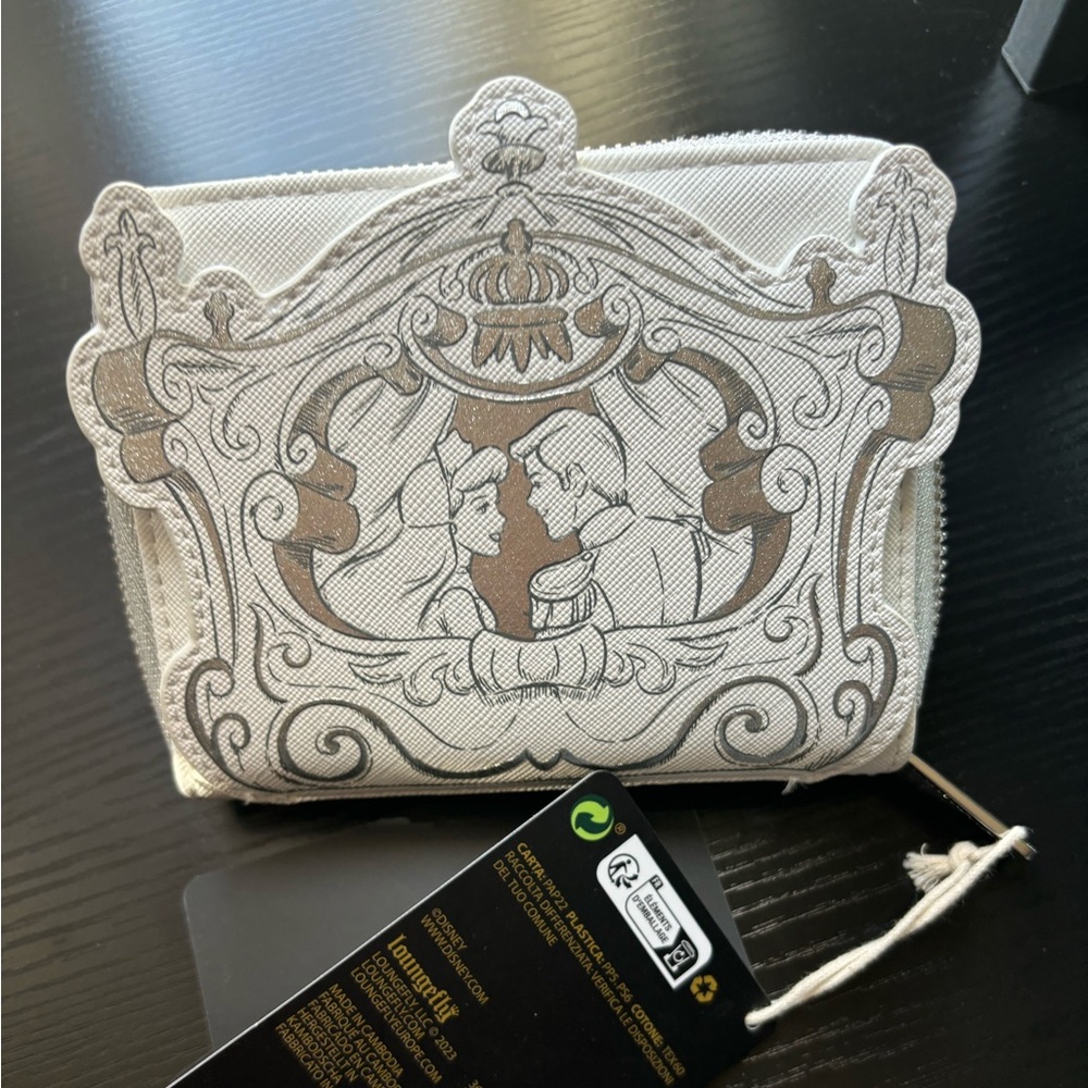 Loungefly Disney Cinderella Prince Charming Happily Ever After Zip Around Wallet